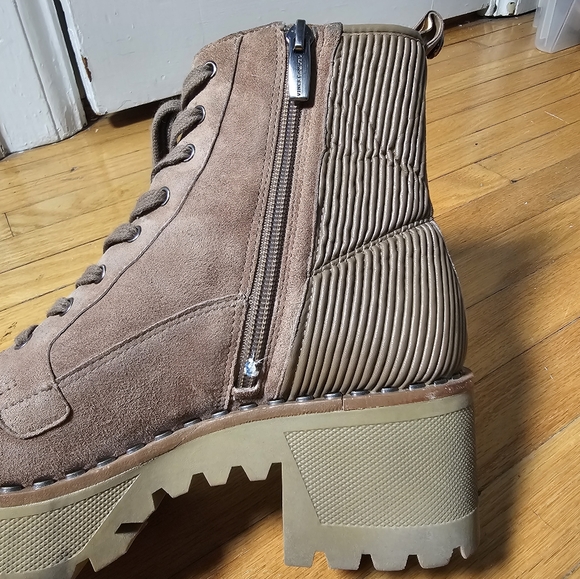Suede Comabt Boots - Picture 5 of 12